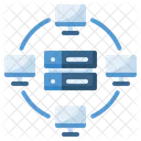 Data Center Database Server Icon