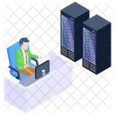 Data Center  Icon
