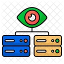 Data Center Monitoring Data Center View Data Center Vision Icon