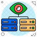 Data Center Monitoring Data Center View Data Center Vision Icon