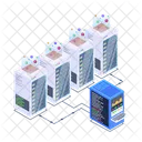 Databanks Data Centers Servers Icon