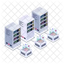 Server Network Server Room Data Centers Icon