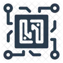 Data Chip Encrypted Vital Icon