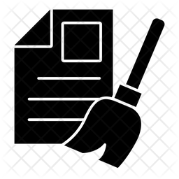 Data Cleaning Icon - Download in Glyph Style