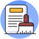 Data Cleaning Purification Icon