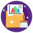Data Cleaning Data Purification File Cleaning Icon