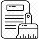 Data Cleaning Purification Icon