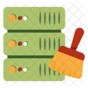 Data Cleaning Data Remove Server Cleaning Icon