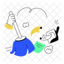 Data Cleaning Data Purging File Cleaning Icon