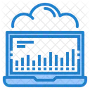 Data Cloud Processing Cloud Processing Network Icon