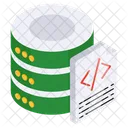 Data Coding Datacenter Coding Database Coding Icon