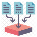 Data Collection Stack Icon