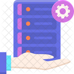 Data Collection System Icon - Download in Flat Style