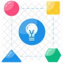 Data Connection Idea Networking Icon