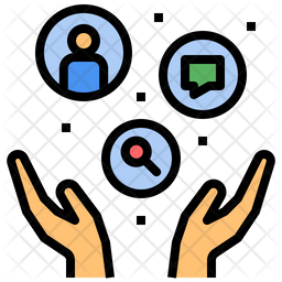 Data Control Icon - Download in Colored Outline Style