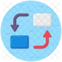 Folder Exchange Data Convert Information Convert Icon