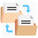 Data Copy File Data Transfer Icône