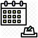 Calendario Eleicao Calendario Ícone