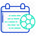 Data Do Jogo Data Do Jogo De Futebol Partida Ícone