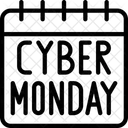 Data da segunda-feira cibernética  Ícone