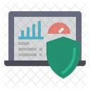 Data Dashboard Protection Secure Dashboard Secure Network Icon