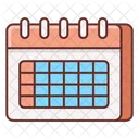 Calendario Data De Entrega Data Ícone