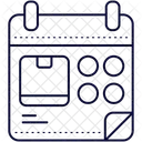 Data De Entrega Data Cronograma Ícone