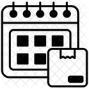 Calendario Entrega Logistica Ícone