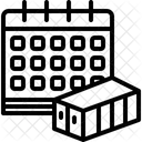 Conteiner Calendario Data Ícone