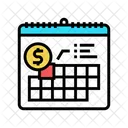 Data De Pagamento Data Pagamento Ícone