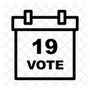 Vozes Data Da Eleicao Data Da Votacao Icon