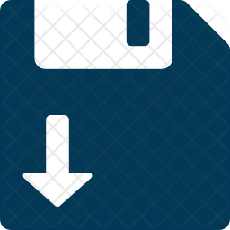 Data Download Icon - Download in Glyph Style
