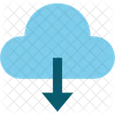 Data Download Cloud Access Database Extraction Icon