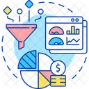 Data driven business  Icon