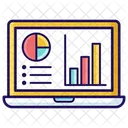 Online Data Data Analysis Business Statistics Icon