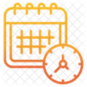 Data E Hora Calendario Programacao Ícone