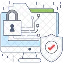Folder Security Locked Folder Secure Document Icône