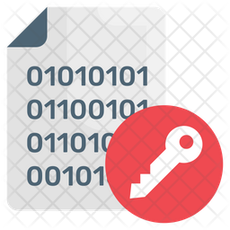 Data Encryption Icon - Download in Flat Style