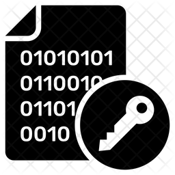 Data Encryption Icon - Download in Glyph Style