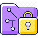 Data Encryption Network Icon
