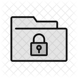 Data Encryption Icon - Download in Colored Outline Style