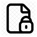 Data Encryption Secure Data Encrypted File Icon