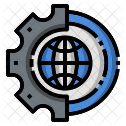 Data engineering Icon - Download in Colored Outline Style