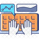 Data Entry Computer Keyboard Database Icon