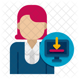 Data Entry Icon - Download in Flat Style