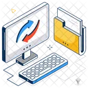 Data Exchange Data Transfer Data Sharing Icon