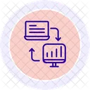 Data exchange  Icon