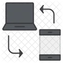 Data Transfer Data Transmission Data Exchange Icône
