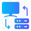 Data exchange  Icon