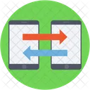 Data Sharing Mobile Icon